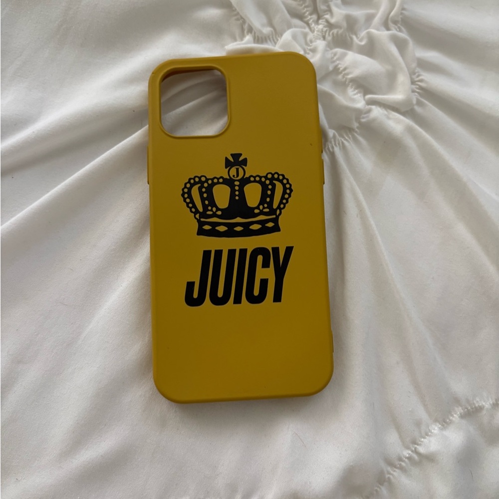Juicy Couture Iphone 12 Yellow Phone Case